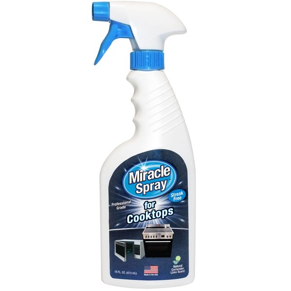 Miracle Brands MiracleSpray for Microwave and Cooktop, Easily Removes Food