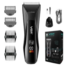 VGR 938 Body Hair Trimmer for Men, Cordless IPX7 Waterproof Body Groomer