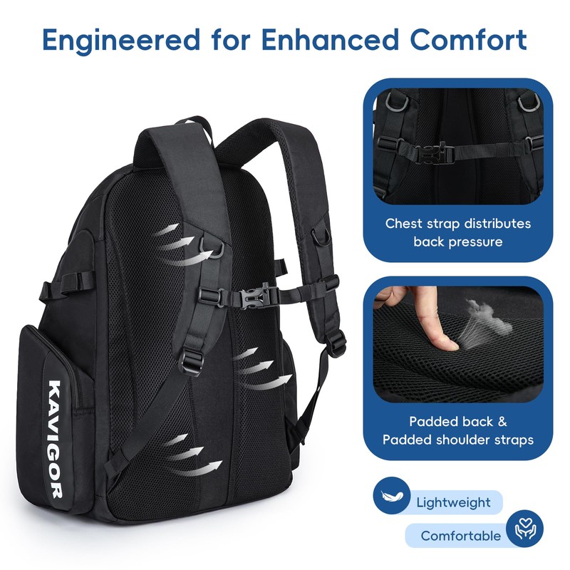 KAVIGOR Baseball Bag for Youth and Adult, Softball Bag 50L