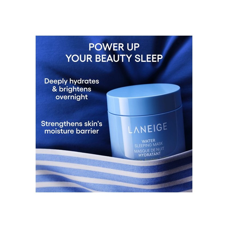 LANEIGE Water Sleeping Mask for Moisture Barrier Support with Niacinamide