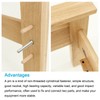 METALLIXIITY Knock Pins 3x6mm 50pcs 304 Stainless Steel Shelf Support
