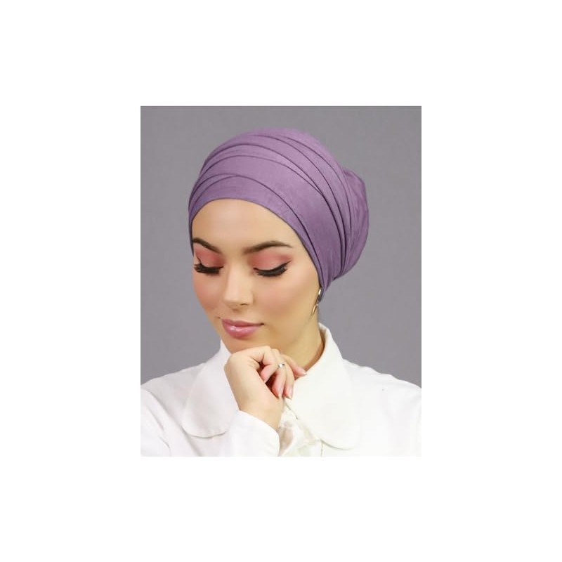 Turbante Hijab para envolver el capó cruzado para mujeres musulmanas