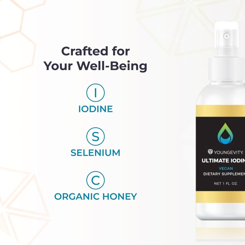Youngevity Ultimate Iodine Supplement – Vegan Supplement with 300 mcg