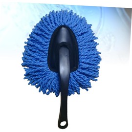 ULTECHNOVO Plumero para Coche Limpieza Rápida Rayas Mini de Microfibra Azul Cepillo Desmontable para Tablero Adecuado para Automóviles y Uso Doméstico