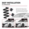 Fahgaer 6PCS Car Coil Spring Spacers, Heavy Duty Rubber Coil