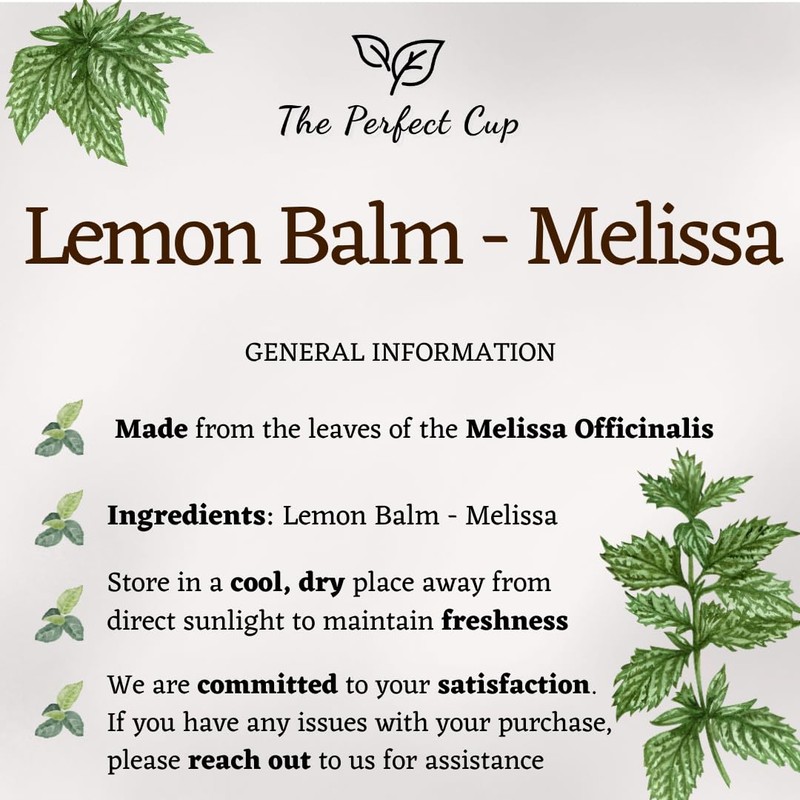 Lemon Balm Melissa Loose Leaf Tea (100g) Herb Tea Premium