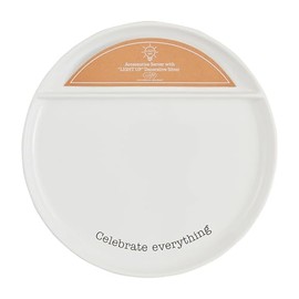 Mud Pie 13" Dia Large Sitter Round Platter, White