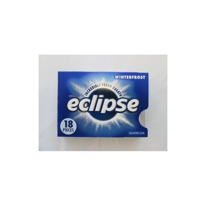 Eclipse Winterfrost, Sugar-free Gum: 16 Pack of 18 Pieces