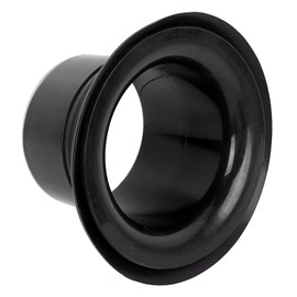 Bass Drum Enhancer, HI FI Sound Quality Sturdy ABS Plastics Bass Drum Kick Enhancer Easy to Install Bass Drum Head with Port Hole Protector for Stage Performances (WP06 Black)