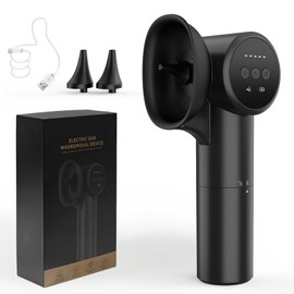 Ear Wax Removal, 2-in-1 Cleaning & Warm Air Drying, Ear Cleaner, 5 Water Pressure Modes, Ear Irrigation Flushing System, Electric Ear Cleaning Kit with One-Piece Waste & Clean Water Tank