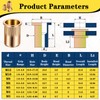 MAPVOLUT 405-Piece Metric Rivet Nut Assortment Kit | M3-M12 UNC