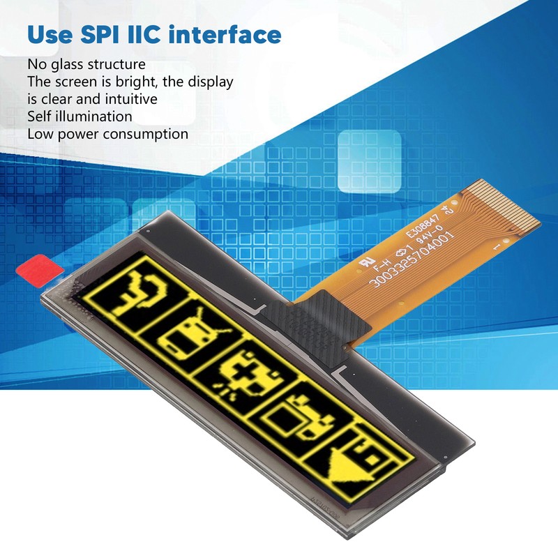 Organic Light Emitting Diode Display Module 2.23in 123x32 Resolution SSD1305