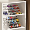 4 Tier Acrylic Display Risers, Black Perfume Organizer Stand, Large