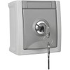Heitronic Pacific Steckdose abschließb. FR-AP IP54 90591046-DE Schließung Nr. 6,