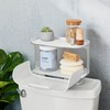 YouCopia Hideaway Toilet Cabinet, Over The Toilet Bathroom Organizer for