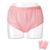 2 PCS Adult Diaper Cover,TPU Waterproof Underwear,Incontinence Leak-Protection,Washable Incontinence Underwear