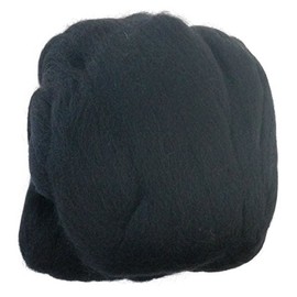 Hamanaka Felt Wool Solid 1.8 oz (50 g) col.9 H440-000-9 White, Black, Brown