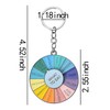 Food Decision Keychain Funny Gifts for Men Women Wheel Pin