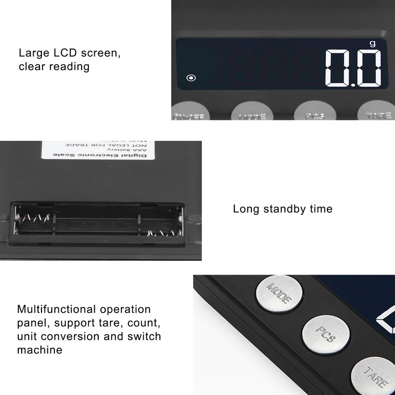 Digital Mini Scale Electronic Pocket Jewelry Scale with LCD Display