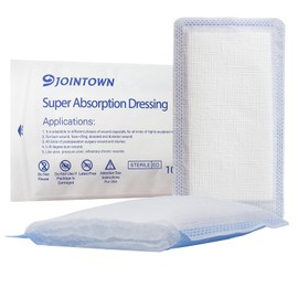 Jointown Super Absorption Dressing Bandages, 4"x8",10 PCS