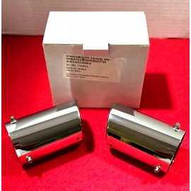 Volkswagen OEM NEW VW GOLF,RABBIT, JETTA, SPORTSWAGEN STAINLESS EXHAUST TIPS 1K0.071.910.U
