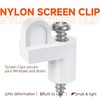 3/8 Inch Window Screen Clip with Screws, Storm Window Clips