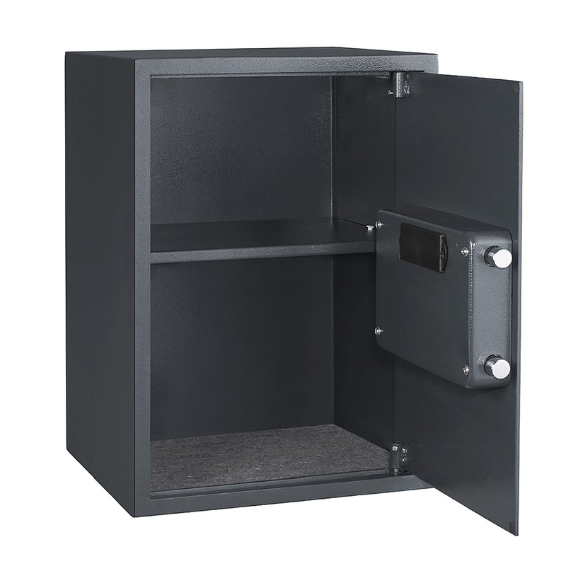 Personal Digital Safe Box - Compact Steel Home Safety Container