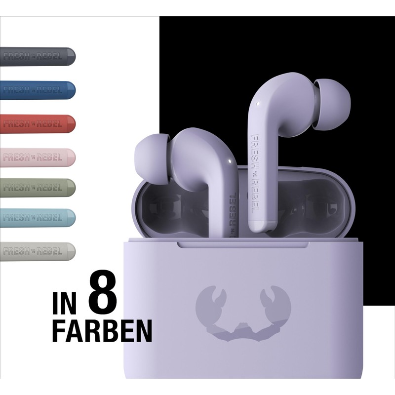 Fresh 'n Rebel Twins Fuse, True Wireless kabellose In-Ear-Bluetooth-Kopfhörer mit