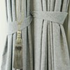 Pack of 2 Curtain Tiebacks Green, Decorative Tiebacks with Tassels,