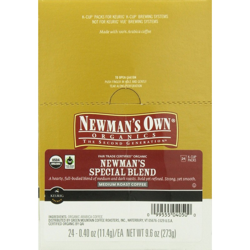 Green Mountain Coffee Newman's Special Blend, Medium Roast, K-Cup Portion
