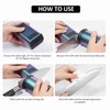 Rolling Knife Sharpener - Knife Sharpening Tool with Diamond and