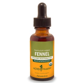 Herb Pharm Certified Organic Fennel Liquid Extract for Digestive System Support - 1 Ounce (DFENN01)