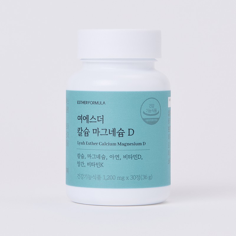 Esther Formula [국민영양] 여에스더 칼슘 마그네슘 D (뼈 건강 필수영양소)
