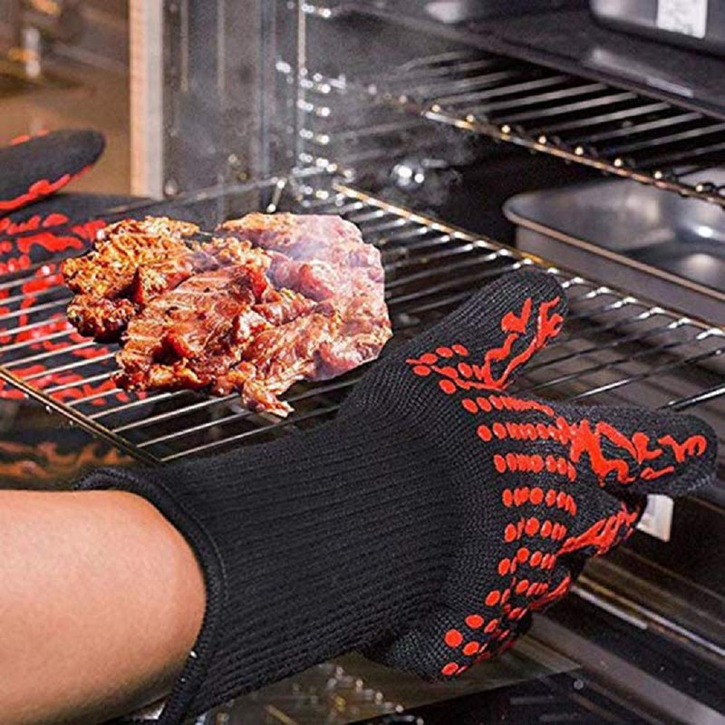Wetest Premium 1 Pair Extreme Heat Resistant Oven Gloves for