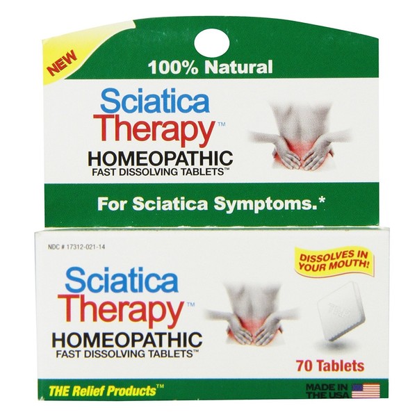 TRP Homeopathic Sciatica Therapy, 70 Fast Dissolving Tablets (Pack of 4)