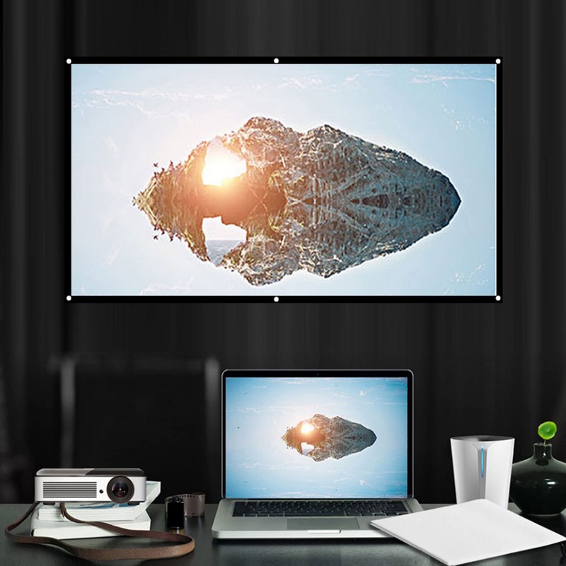 Projector Sn 50 16:9 Thicken Portable Non Crease Soft White