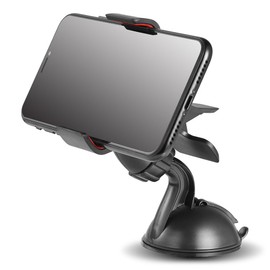 Universal Dashboard Car Holder Mount Adjustable Mobile Clip Stand for GPS, Phone