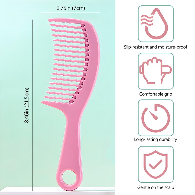 Wet Brush Detangling Comb, Unisex - 1 Count, Wave Tooth
