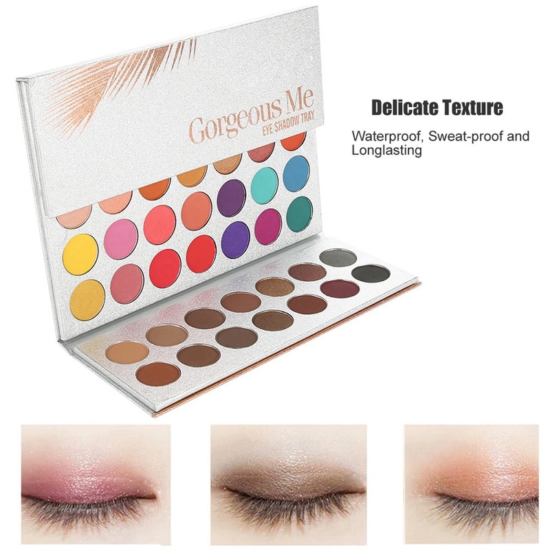 Beauty Glazed 63 Colors Pearlescent Matte Eyeshadow Eye Cosmetics Makeup
