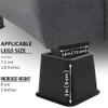 4pcs Bed Risers,Lift Height Furniture Risers,Chair Raisers,Sofa Risers for The