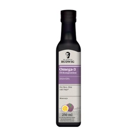 Dr. Budwig Omega-3 DHA + EPA Passion Fruit – Optimal Omega-3 Basic Care – The Original 250 ml