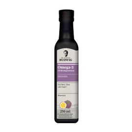 Dr. Budwig Omega-3 DHA + EPA Passion Fruit – Optimal Omega-3 Basic Care – The Original 250 ml