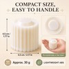 Sunflower Patterned Round Hand-Press Mooncake Double Ended Pastry Mold