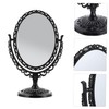 PACKOVE Desktop Retro Antique Double Side Makeup Mirror Swivel High