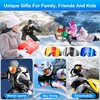 RABIGALA Ski Goggles Snow Snowboarding Goggles Interchangeable Lens Frameless Anti-fog
