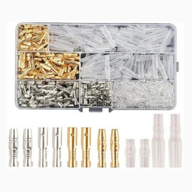 Deepa Simultaneous Crimping Pliers, 0.8sq - 2.5 sq, 100 Pairs of Electrotaps, 25 Pieces, Ratcheting Type, 3-Piece Set, DIY Audio, Navigation, Automobile, Motorcycle,