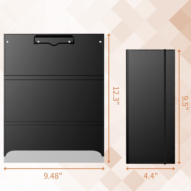 Nursing Clipboard Foldable-3 Layers Folding Nursing Clipboard with Nursing Edition