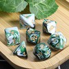 CiaraQ DND Polyhedral Dice Set with a Black Dice Bag