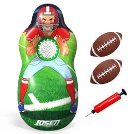 48” Inflatable Football Target Net Toss Game, Perfect for Party Sports Toy for Kids & Teens
