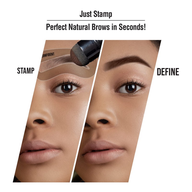 Kiss New York Professional Instant Brow Stamp and Stencil Kit